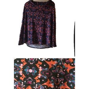 ❤️Lularoe - Patterned Azure Skirt - L